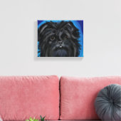 AFFENPINSCHER LEINWANDDRUCK (Insitu (Wohnzimmer))