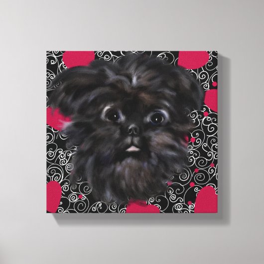 Affenpinscher Leinwanddruck (Vorderseite)