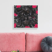 Affenpinscher Leinwanddruck (Insitu (Wohnzimmer))