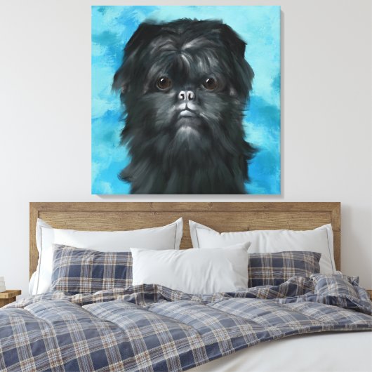 Affenpinscher Leinwanddruck (Insitu (Schlafzimmer))