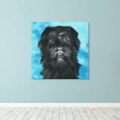 Affenpinscher Leinwanddruck (Insitu (Holzboden))