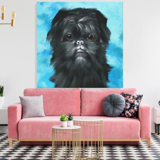 Affenpinscher Leinwanddruck (Insitu (Wohnzimmer))