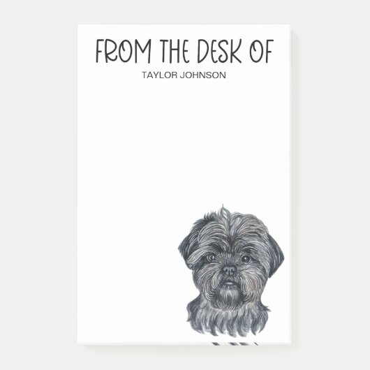 Affenpinscher Lover Post-it Klebezettel (Vorderseite)