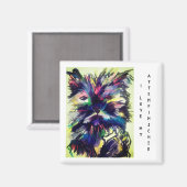 Affenpinscher Magnet (Vorderseite/Rückseite)
