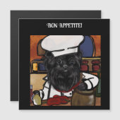 Affenpinscher Magnetkarte (Vorne/Hinten)