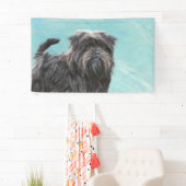 Affenpinscher Malerei - Niedliche Original Dog Art Banner (Insitu)