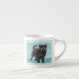 Affenpinscher Malerei - Niedliche Original Dog Art Espressotasse