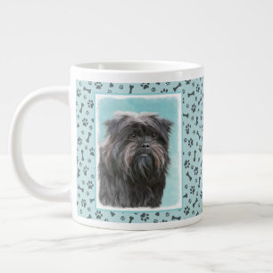 Affenpinscher Malerei - Niedliche Original Dog Art Jumbo-Tasse