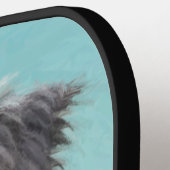 Affenpinscher Malerei - Niedliche Original Dog Art Pickleball Schläger (Linke Seite)