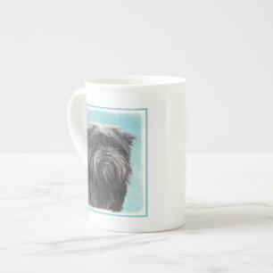 Affenpinscher Malerei - Niedliche Original Dog Art Porzellantasse