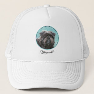 Affenpinscher Malerei - Niedliche Original Dog Art Truckerkappe
