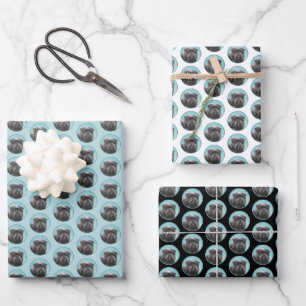 Affenpinscher-Malerei - Süße originelle Hundekunst Geschenkpapier Set