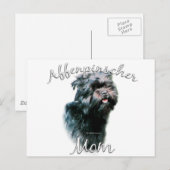 Affenpinscher Mama 2 Postkarte (Vorne/Hinten)