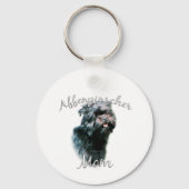 Affenpinscher Mama 2 Schlüsselanhänger (Vorderseite)