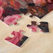 Affenpinscher mit Rose - Valentinstag Puzzle (Seite)