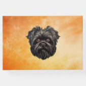 Affenpinscher Monkey Dog Affens Terrier Gästebuch (Rückseite)