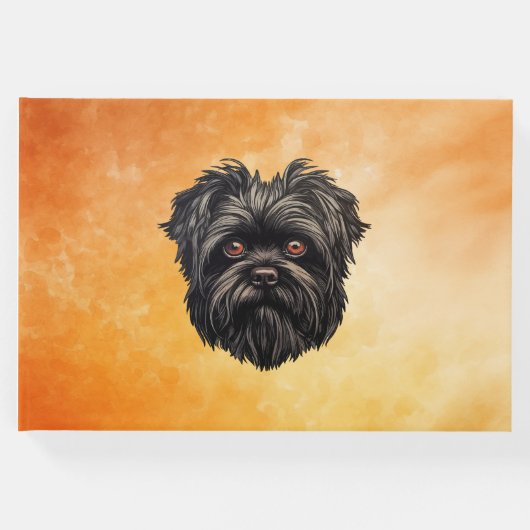 Affenpinscher Monkey Dog Affens Terrier Gästebuch (Vorderseite)