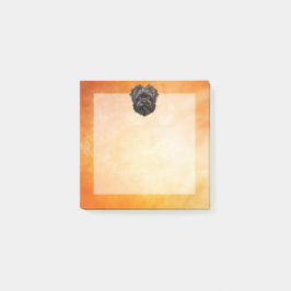 Affenpinscher Monkey Dog Affens Terrier Post-it Klebezettel