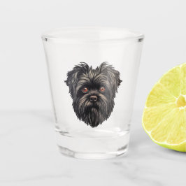 Affenpinscher Monkey Dog Affens Terrier Schnapsglas