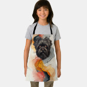 Affenpinscher Monkey Dog Affens Terrier Schürze (Insitu)