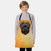 Affenpinscher Monkey Dog Affens Terrier Schürze (Getragen)