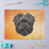 Affenpinscher Monkey Dog Affens Terrier Seidenpapier (Basteln)