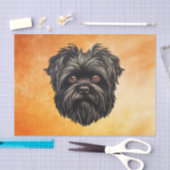 Affenpinscher Monkey Dog Affens Terrier Seidenpapier (Handwerk)