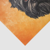 Affenpinscher Monkey Dog Affens Terrier Seidenpapier (Ausschnitt)