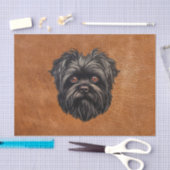 Affenpinscher Monkey Dog Affens Terrier Seidenpapier (Handwerk)