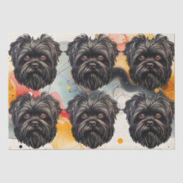 Affenpinscher Monkey Dog Affens Terrier Seidenpapier