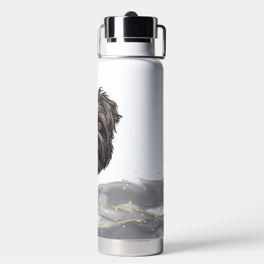 Affenpinscher Monkey Dog Affens Terrier Trinkflasche (Hinten)