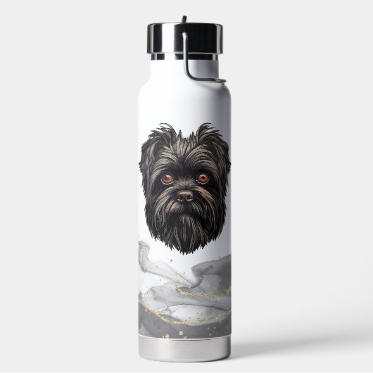 Affenpinscher Monkey Dog Affens Terrier Trinkflasche (Links)