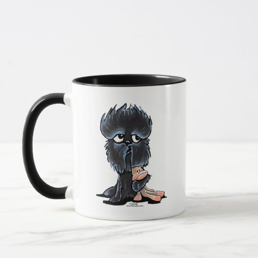 Affenpinscher Monkey Toy Tasse (Links)