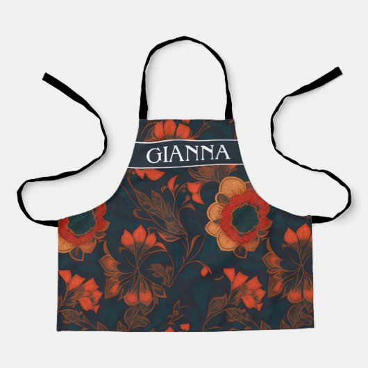 Affenpinscher Mosaik Personalisiertes Muster Schürze (Vorderseite)