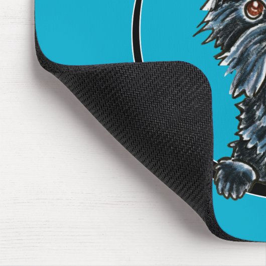 Affenpinscher Mousepad (Ecke)