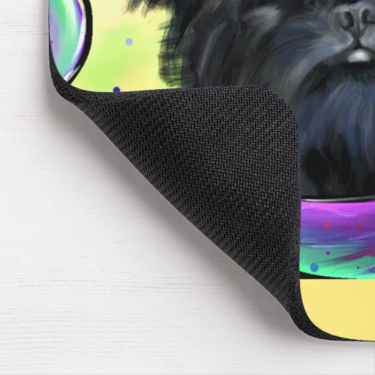 Affenpinscher Mousepad (Ecke)