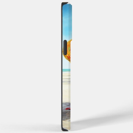 Affenpinscher on Beach, Sommergeschenk für Hundefr Case-Mate iPhone Hülle (Rückseite / Rechts)