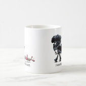 Affenpinscher Orte zum Gehen Kaffeetasse (Mittel)