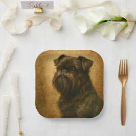 Affenpinscher Pappteller