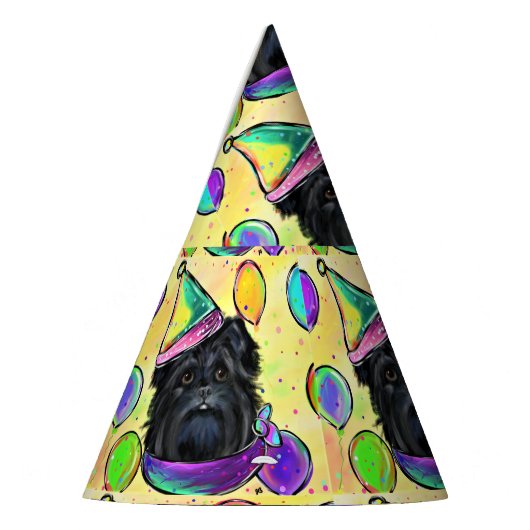 Affenpinscher Partyhütchen (Links)