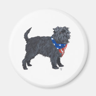 Affenpinscher Patriotisch Magnet