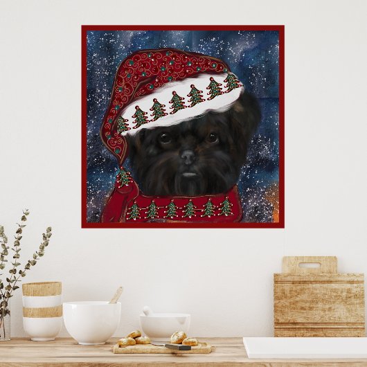 Affenpinscher Poster (Küche)