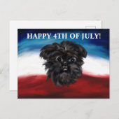 Affenpinscher Postkarte (Vorne/Hinten)