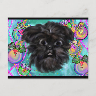 Affenpinscher Postkarte