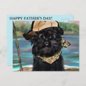 Affenpinscher Postkarte (Vorne/Hinten)