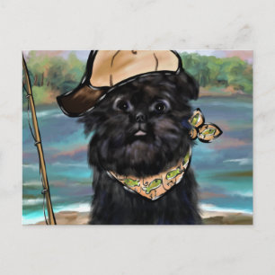 Affenpinscher Postkarte