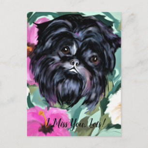 Affenpinscher Postkarte