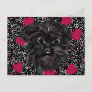 Affenpinscher Postkarte