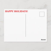 Affenpinscher Postkarte (Rückseite)