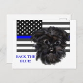 Affenpinscher Postkarte (Vorne/Hinten)